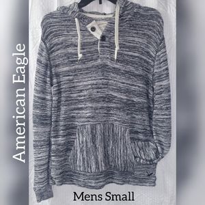 American Eagle Knit Pullover Hoodie